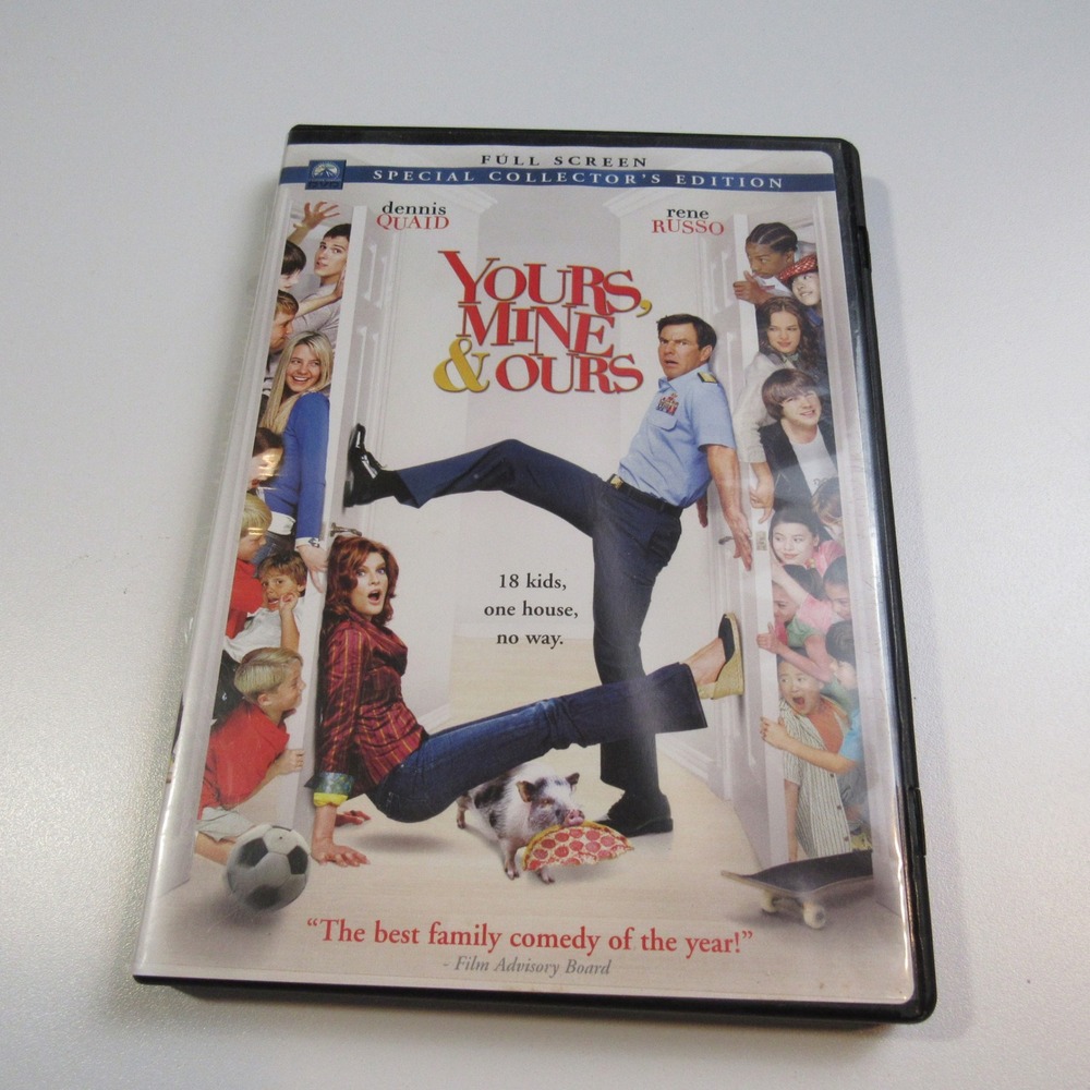 Yours Mine and Ours DVD‎ Dennis Quaid Rene Russo Full Screen